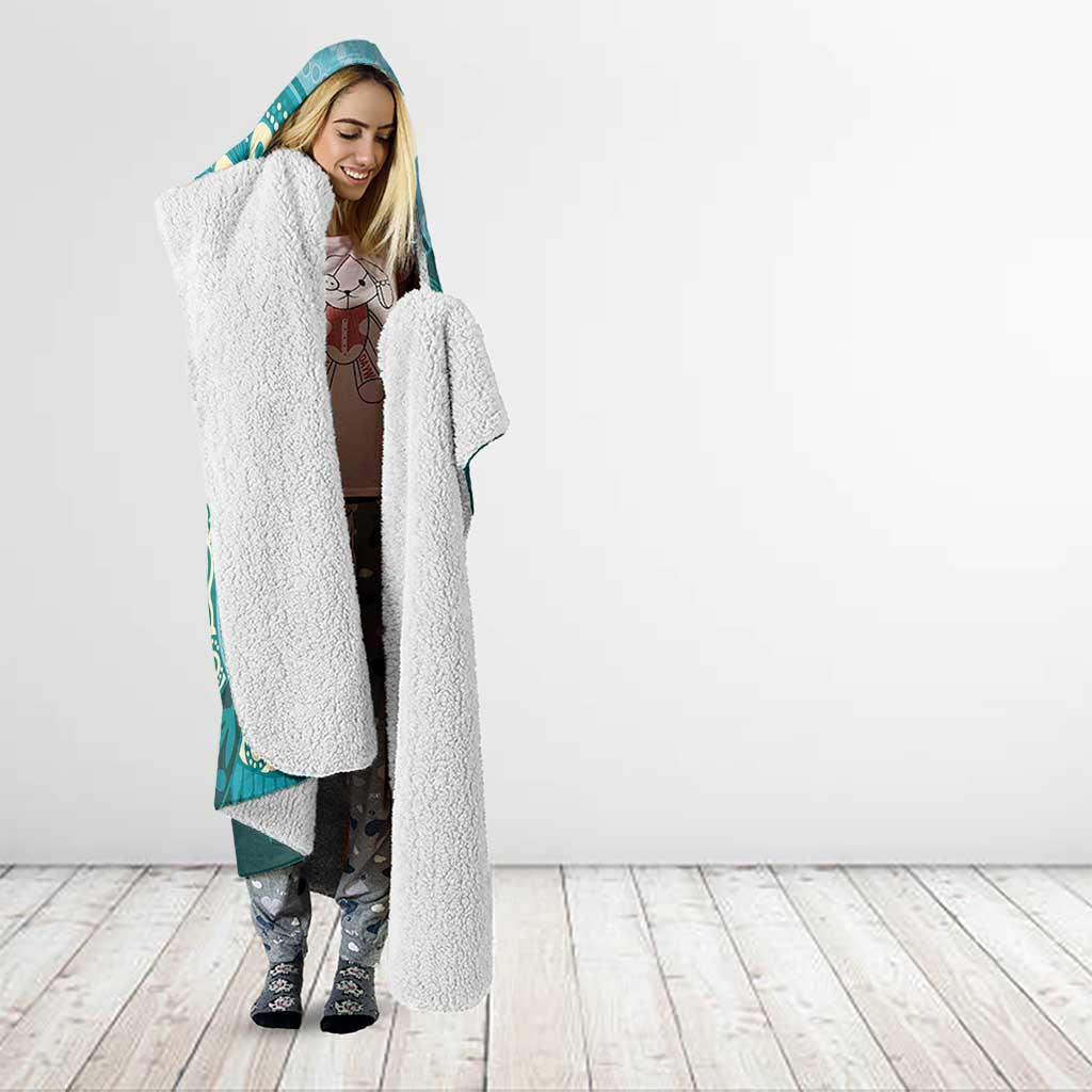 NAIDOC 2025 Strength Vision & Legacy Hooded Blanket Future Dreaming - Teal