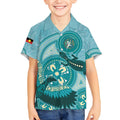 NAIDOC 2025 Strength Vision & Legacy Kid Hawaiian Shirt Future Dreaming - Teal