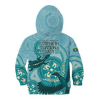 NAIDOC 2025 Strength Vision & Legacy Kid Hoodie Future Dreaming - Teal