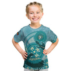 NAIDOC 2025 Strength Vision & Legacy Kid T Shirt Future Dreaming - Teal