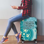 NAIDOC 2025 Strength Vision & Legacy Luggage Cover Future Dreaming - Teal