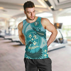 NAIDOC 2025 Strength Vision & Legacy Men Tank Top Future Dreaming - Teal