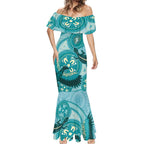 NAIDOC 2025 Strength Vision & Legacy Mermaid Dress Future Dreaming - Teal