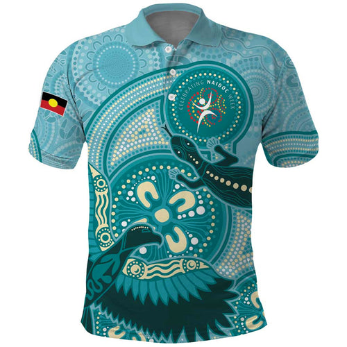 NAIDOC 2025 Strength Vision & Legacy Polo Shirt Future Dreaming - Teal