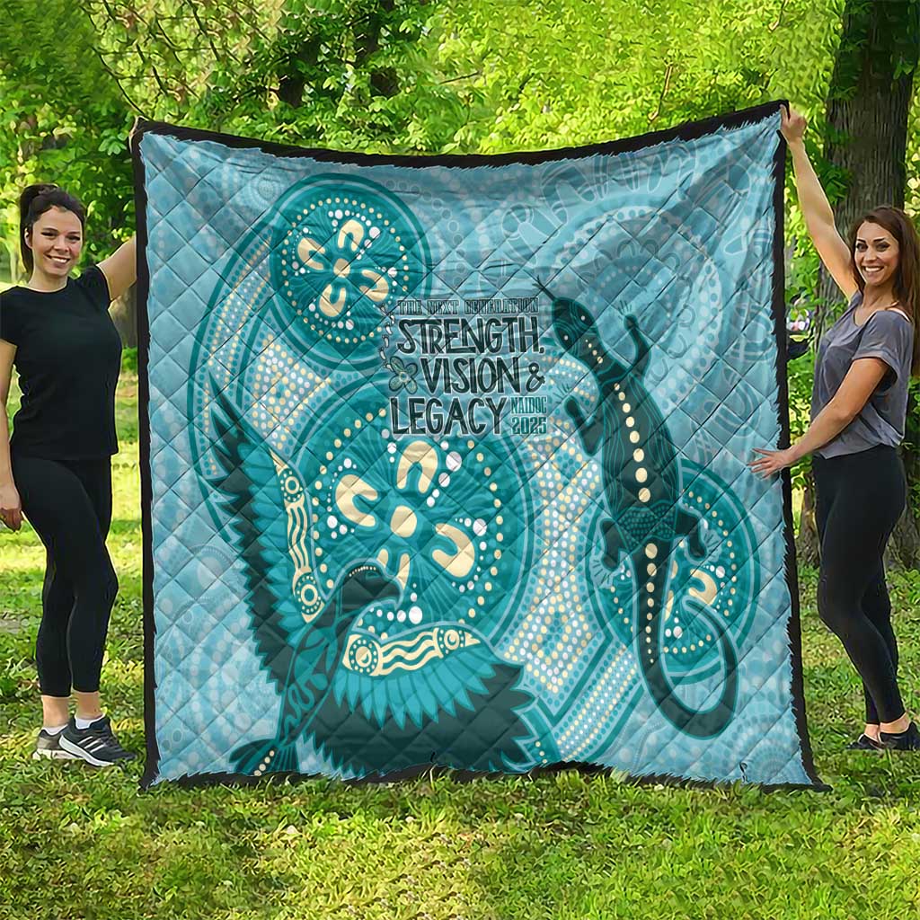 NAIDOC 2025 Strength Vision & Legacy Quilt Future Dreaming - Teal