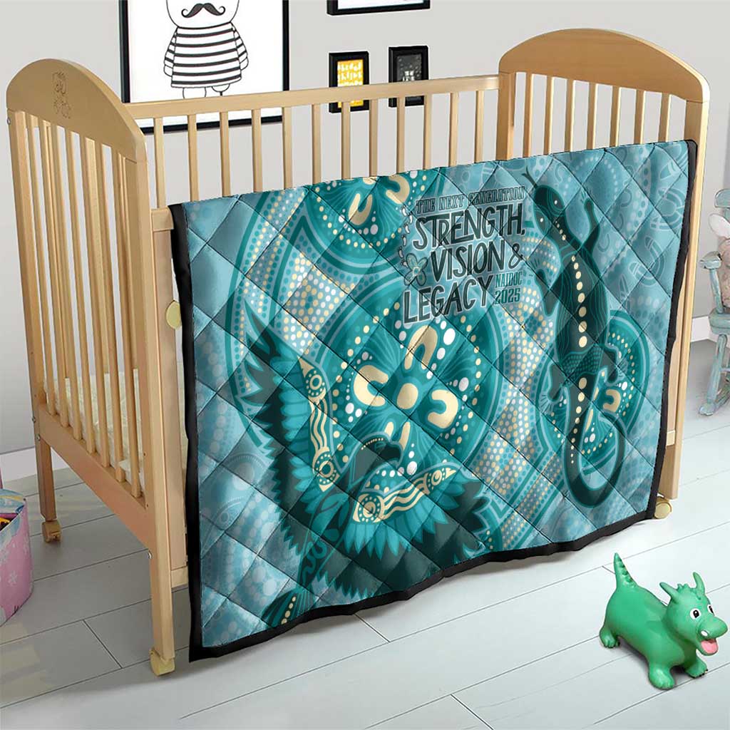 NAIDOC 2025 Strength Vision & Legacy Quilt Future Dreaming - Teal
