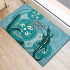 NAIDOC 2025 Strength Vision & Legacy Rubber Doormat Future Dreaming - Teal