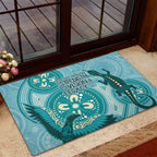 NAIDOC 2025 Strength Vision & Legacy Rubber Doormat Future Dreaming - Teal