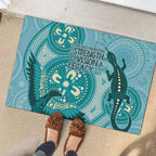 NAIDOC 2025 Strength Vision & Legacy Rubber Doormat Future Dreaming - Teal