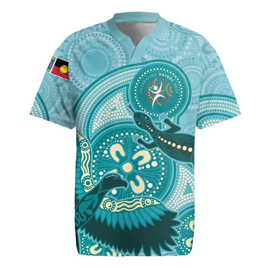 NAIDOC 2025 Strength Vision & Legacy Rugby Jersey Future Dreaming - Teal