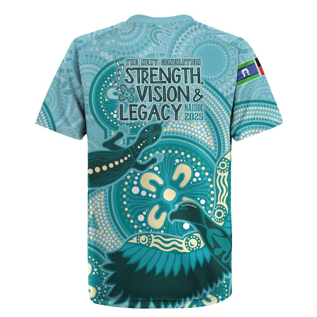 NAIDOC 2025 Strength Vision & Legacy Rugby Jersey Future Dreaming - Teal