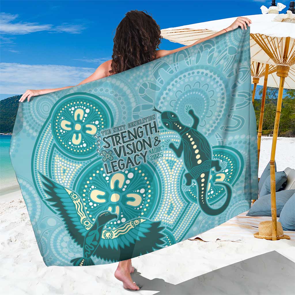 NAIDOC 2025 Strength Vision & Legacy Sarong Future Dreaming - Teal