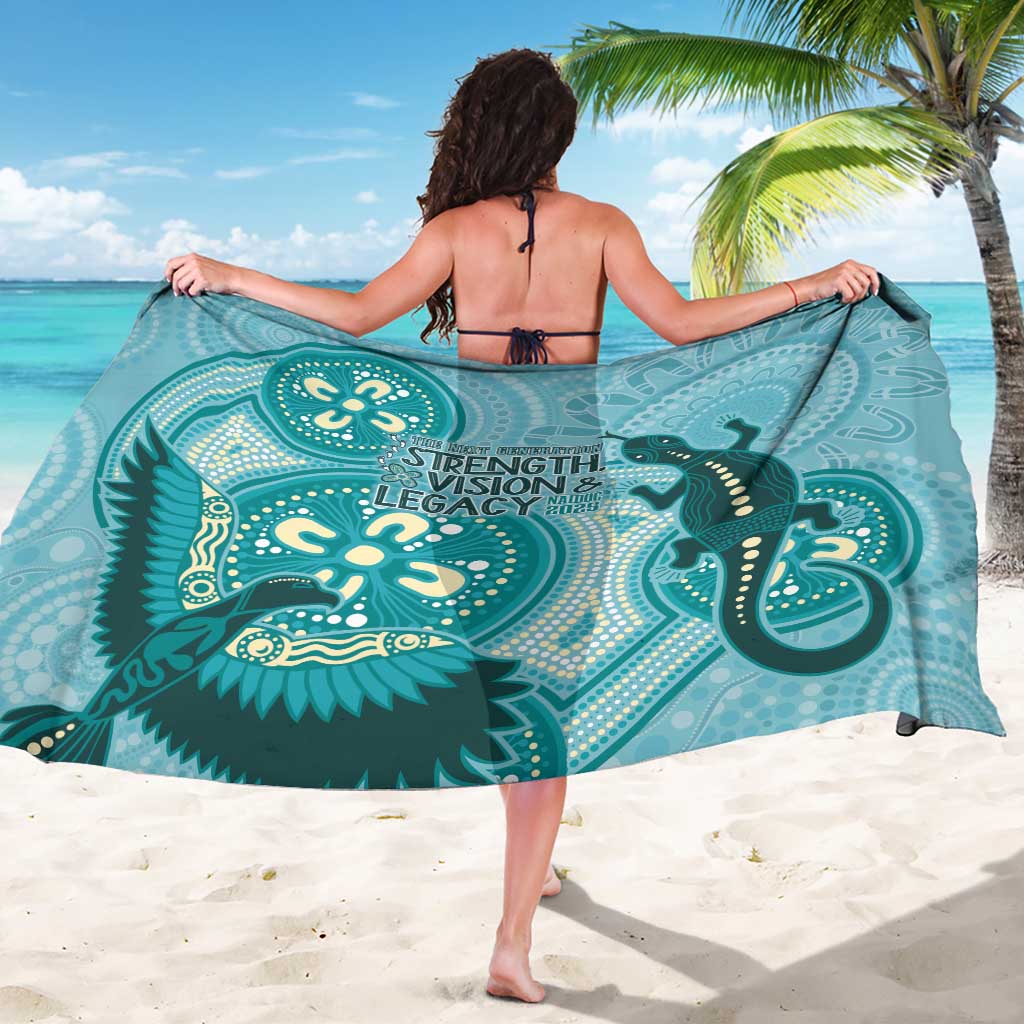 NAIDOC 2025 Strength Vision & Legacy Sarong Future Dreaming - Teal