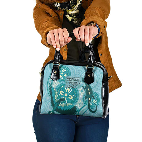 NAIDOC 2025 Strength Vision & Legacy Shoulder Handbag Future Dreaming - Teal