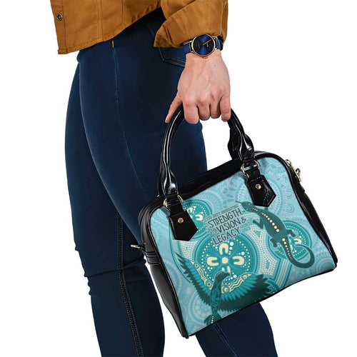 NAIDOC 2025 Strength Vision & Legacy Shoulder Handbag Future Dreaming - Teal