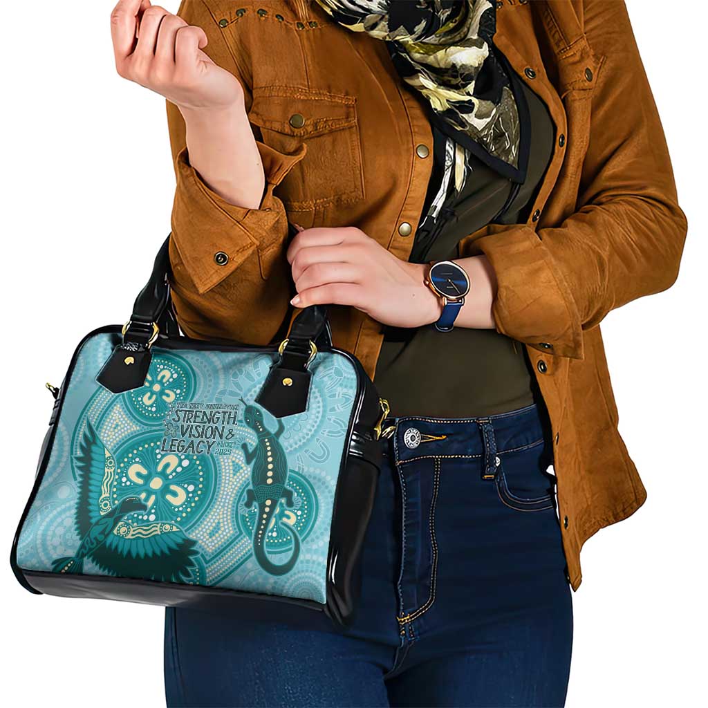 NAIDOC 2025 Strength Vision & Legacy Shoulder Handbag Future Dreaming - Teal