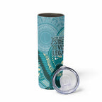 NAIDOC 2025 Strength Vision & Legacy Skinny Tumbler Future Dreaming - Teal