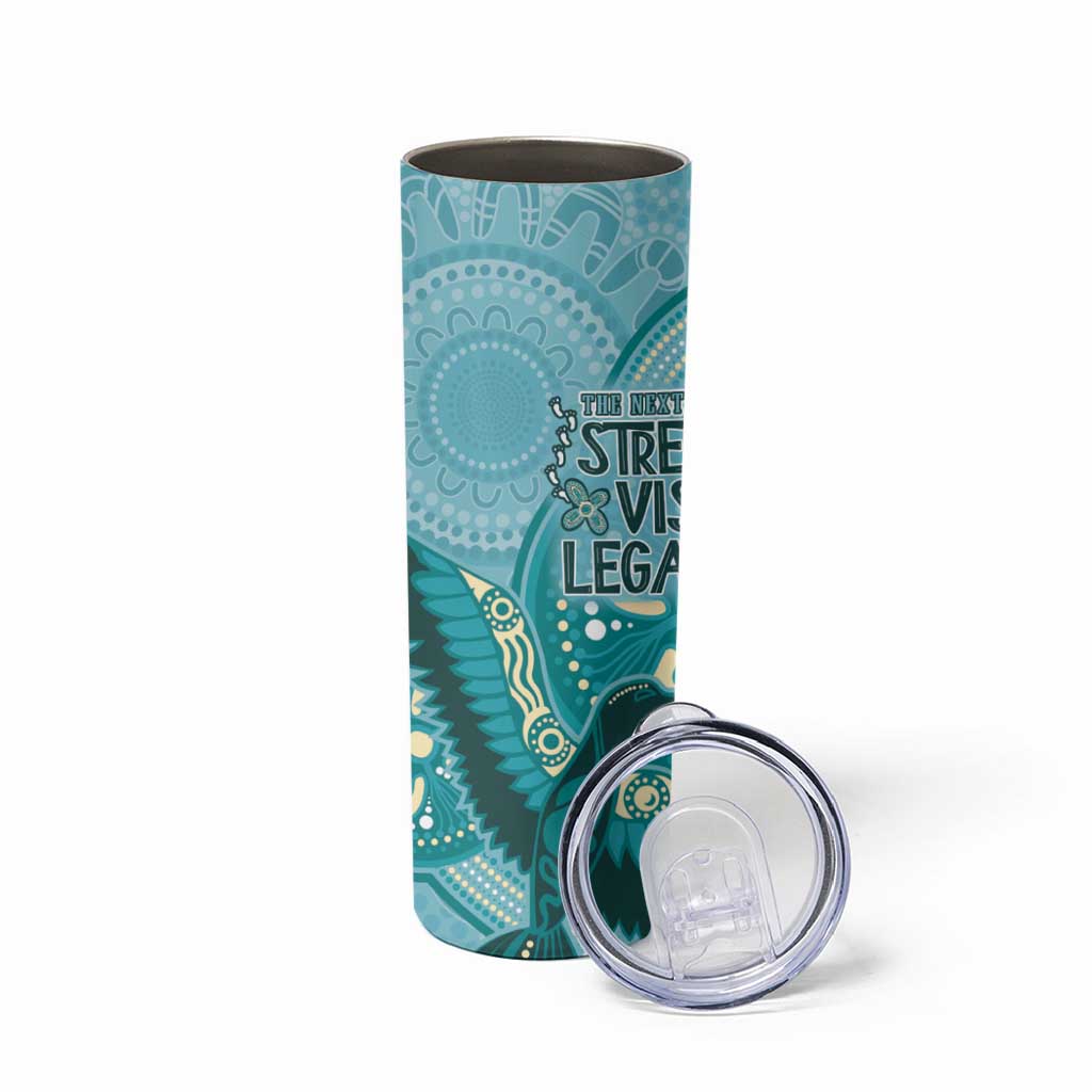 NAIDOC 2025 Strength Vision & Legacy Skinny Tumbler Future Dreaming - Teal