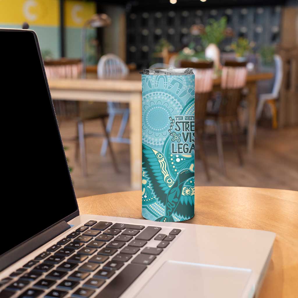 NAIDOC 2025 Strength Vision & Legacy Skinny Tumbler Future Dreaming - Teal