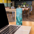 NAIDOC 2025 Strength Vision & Legacy Skinny Tumbler Future Dreaming - Teal
