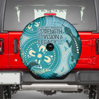 NAIDOC 2025 Strength Vision & Legacy Spare Tire Cover Future Dreaming - Teal
