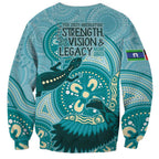 NAIDOC 2025 Strength Vision & Legacy Sweatshirt Future Dreaming - Teal