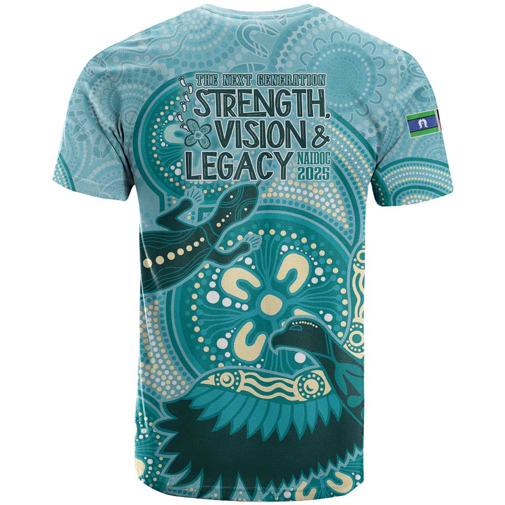 NAIDOC 2025 Strength Vision & Legacy T Shirt Future Dreaming - Teal
