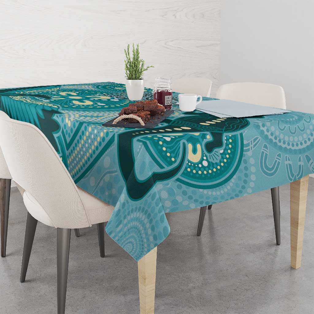 NAIDOC 2025 Strength Vision & Legacy Tablecloth Future Dreaming - Teal