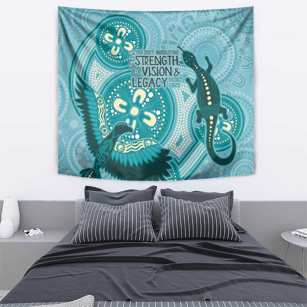 NAIDOC 2025 Strength Vision & Legacy Tapestry Future Dreaming - Teal
