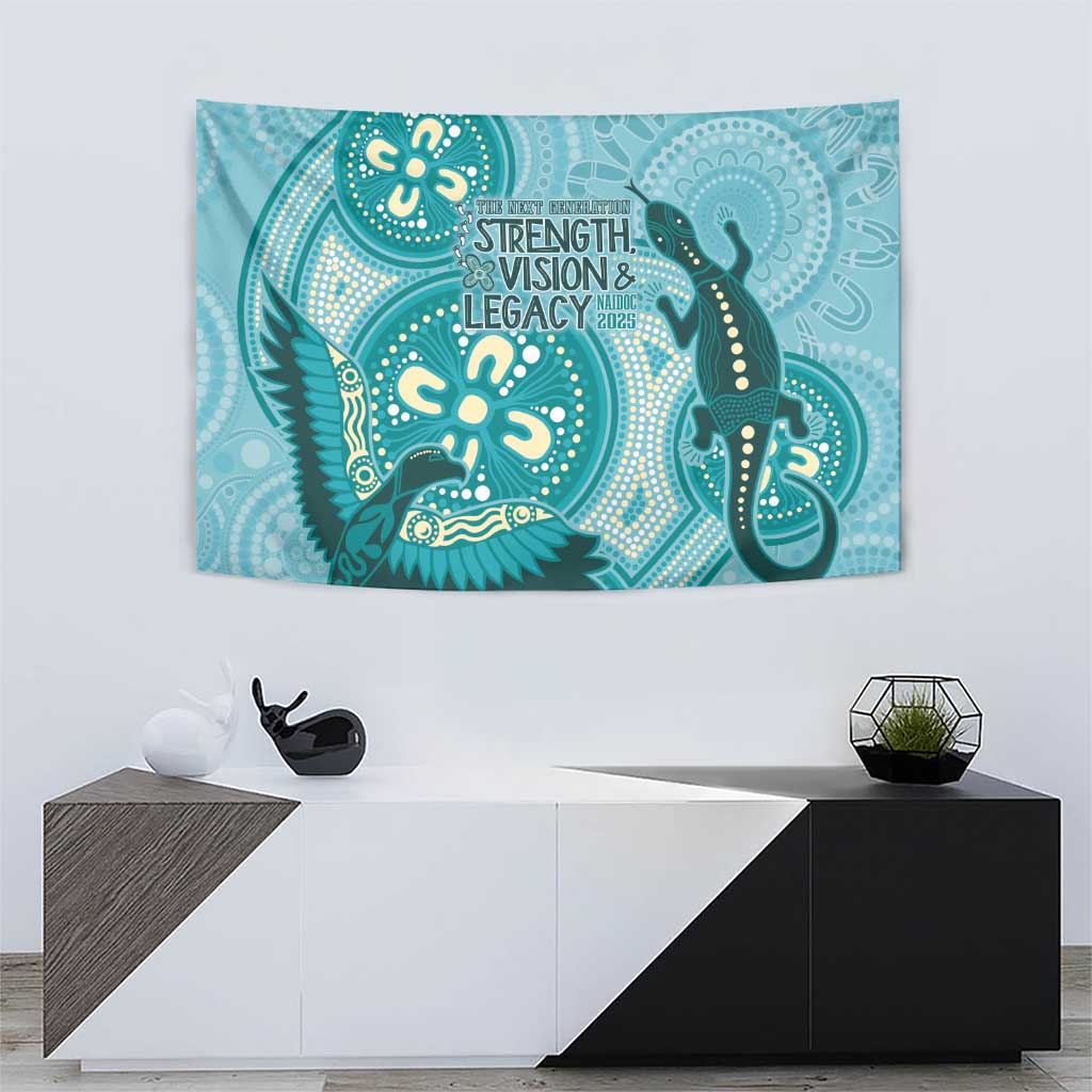 NAIDOC 2025 Strength Vision & Legacy Tapestry Future Dreaming - Teal