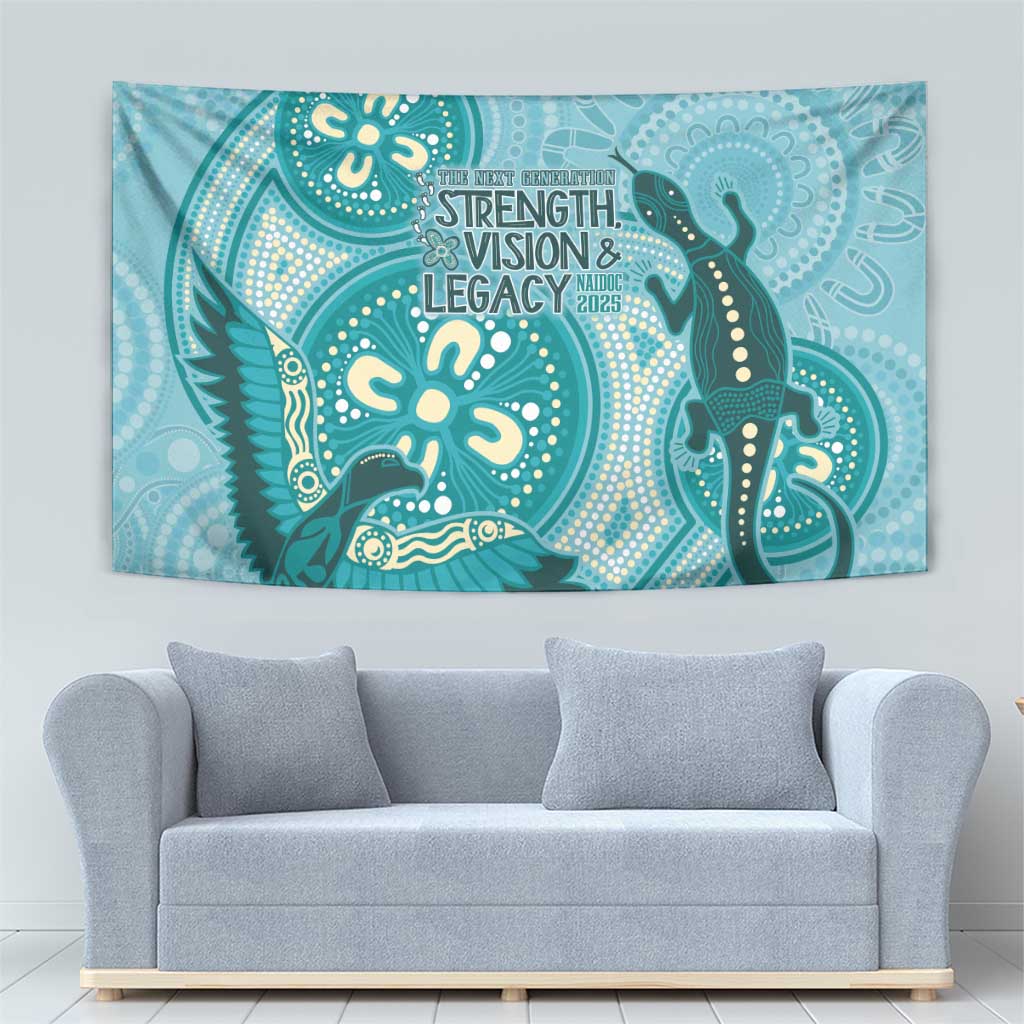 NAIDOC 2025 Strength Vision & Legacy Tapestry Future Dreaming - Teal