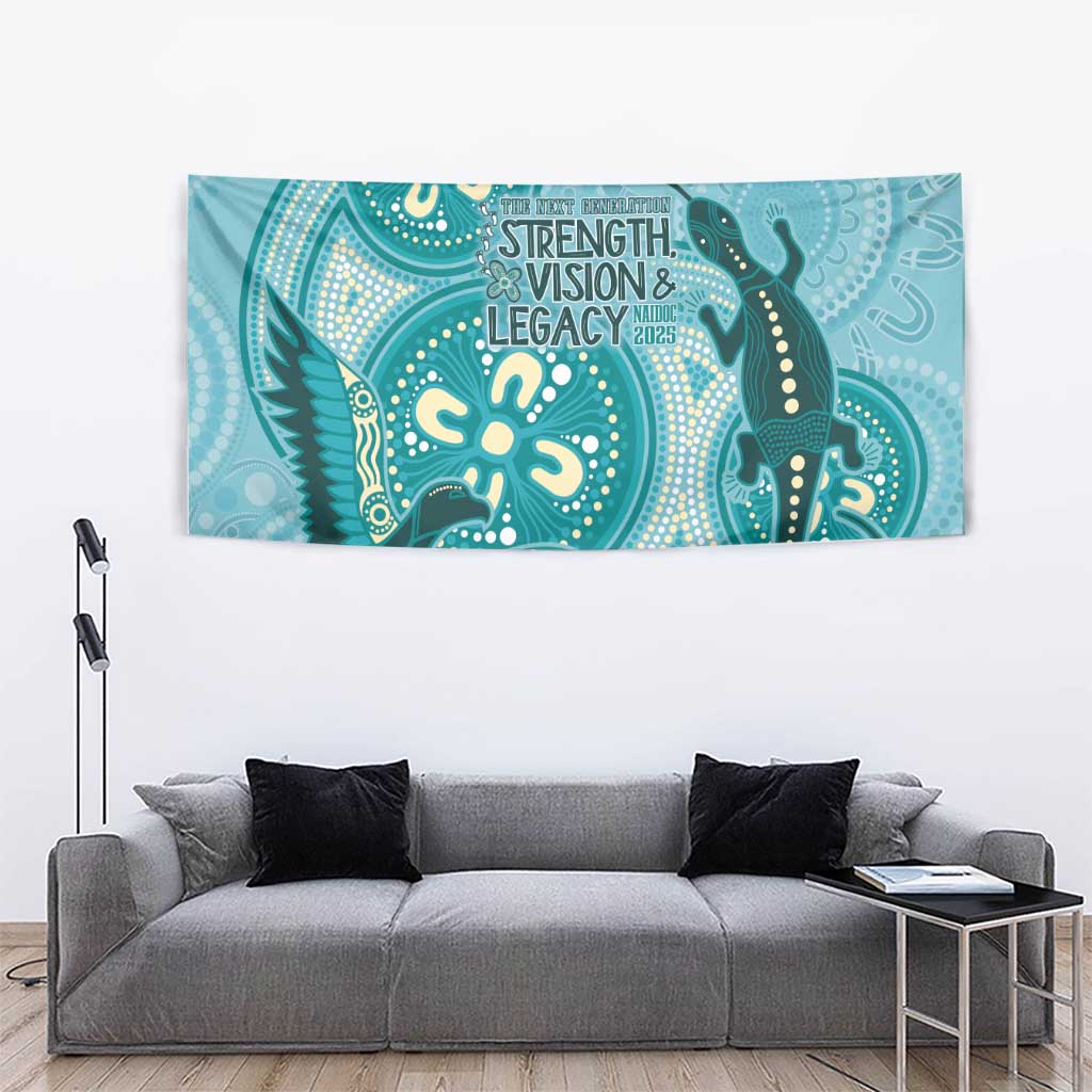 NAIDOC 2025 Strength Vision & Legacy Tapestry Future Dreaming - Teal