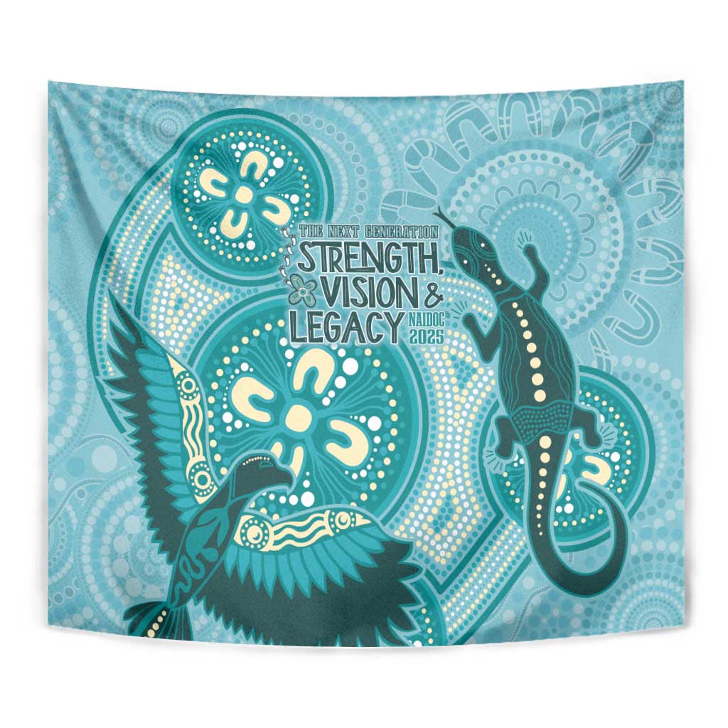 NAIDOC 2025 Strength Vision & Legacy Tapestry Future Dreaming - Teal