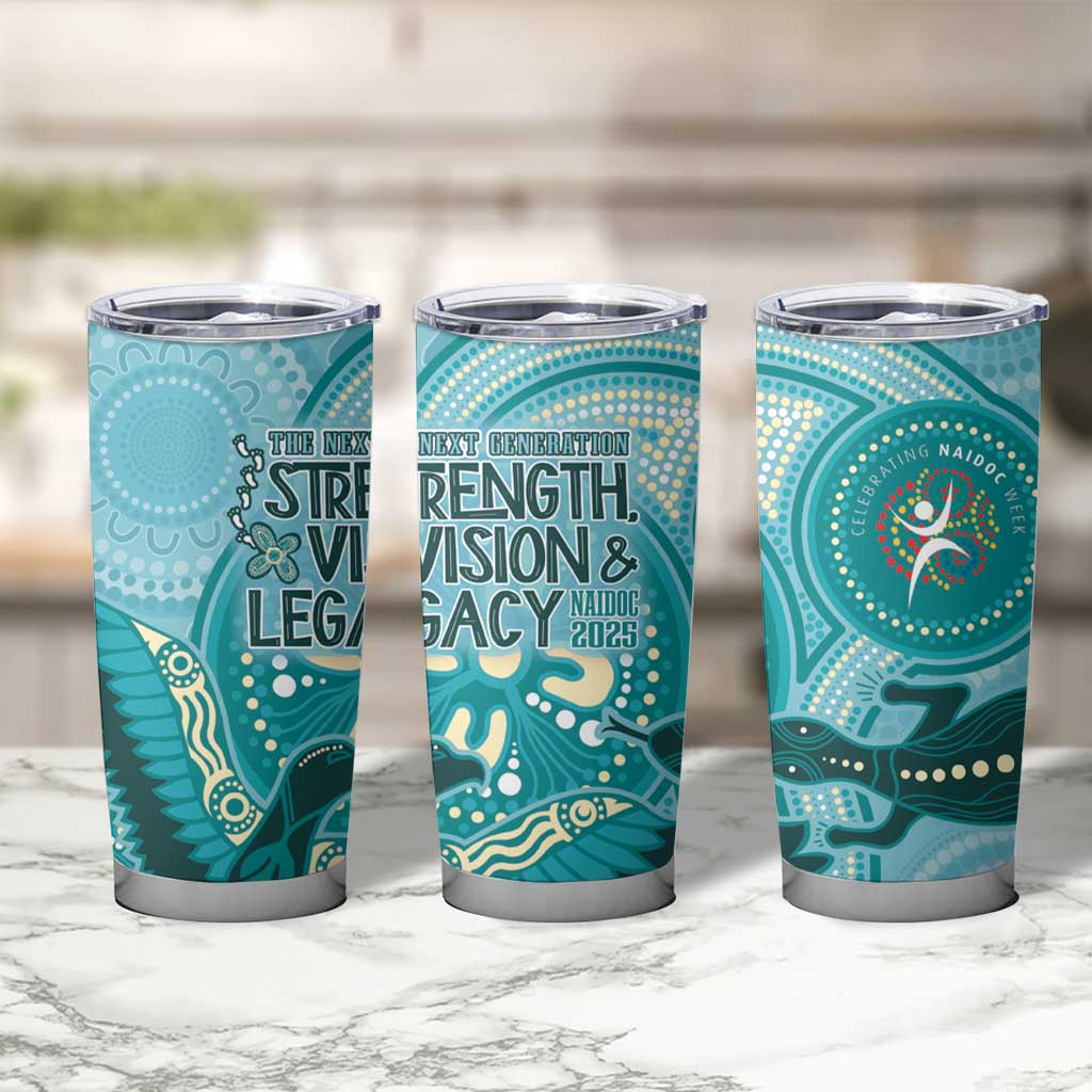 NAIDOC 2025 Strength Vision & Legacy Tumbler Cup Future Dreaming - Teal