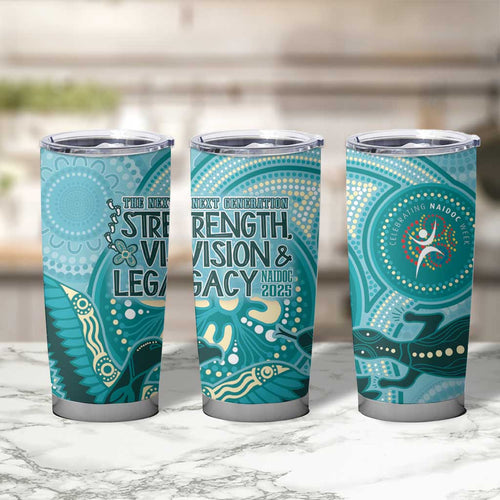 NAIDOC 2025 Strength Vision & Legacy Tumbler Cup Future Dreaming - Teal
