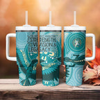 NAIDOC 2025 Strength Vision & Legacy Tumbler With Handle Future Dreaming - Teal