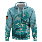 NAIDOC 2025 Strength Vision & Legacy Zip Hoodie Future Dreaming - Teal