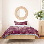 Personalized Australia QLD Maroons Bedding Set Indigenous Aboriginal Mix Polynesian Motifs
