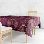 Personalized Australia QLD Maroons Tablecloth Indigenous Aboriginal Mix Polynesian Motifs