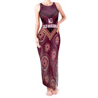 Personalized Australia QLD Maroons Tank Maxi Dress Indigenous Aboriginal Mix Polynesian Motifs