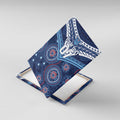 Personalized Australia NSW Blues Canvas Wall Art Indigenous Aboriginal Mix Polynesian Motifs