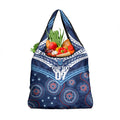 Personalized Australia NSW Blues Grocery Bag Indigenous Aboriginal Mix Polynesian Motifs