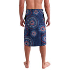 Personalized Australia NSW Blues Lavalava Indigenous Aboriginal Mix Polynesian Motifs