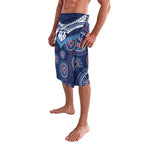 Personalized Australia NSW Blues Lavalava Indigenous Aboriginal Mix Polynesian Motifs