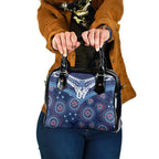 Personalized Australia NSW Blues Shoulder Handbag Indigenous Aboriginal Mix Polynesian Motifs