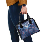 Personalized Australia NSW Blues Shoulder Handbag Indigenous Aboriginal Mix Polynesian Motifs