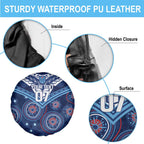 Personalized Australia NSW Blues Spare Tire Cover Indigenous Aboriginal Mix Polynesian Motifs