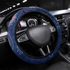 Australia NSW Blues Steering Wheel Cover Indigenous Aboriginal Mix Polynesian Motifs