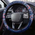 Australia NSW Blues Steering Wheel Cover Indigenous Aboriginal Mix Polynesian Motifs