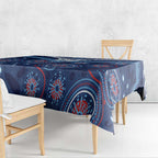 Personalized Australia NSW Blues Tablecloth Indigenous Aboriginal Mix Polynesian Motifs